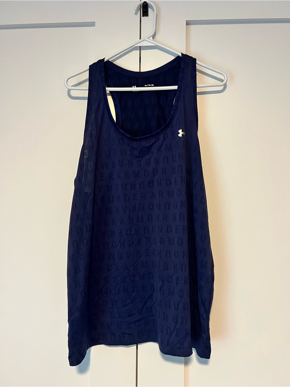 Under Armour Women's Navy Sleeveless Performance Tank